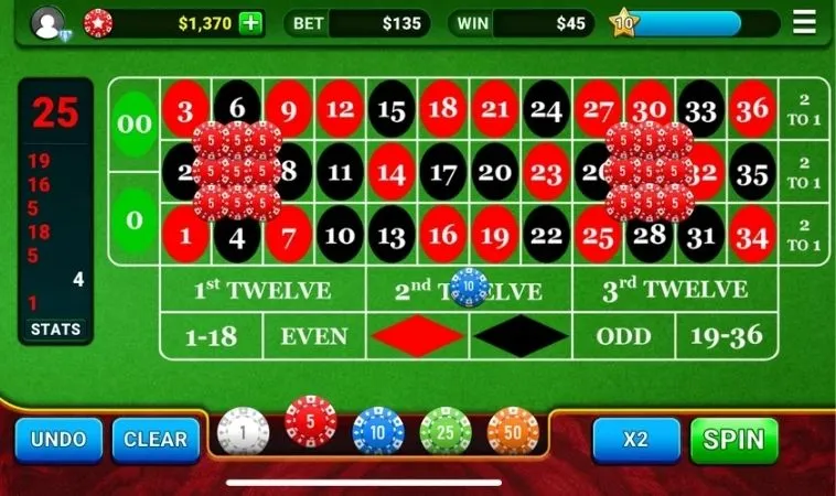 Cách Chơi Roulette FB88: Bí Kíp Thắng Lớn Cho Người Mới 2 Bàn cược Roulette FB88